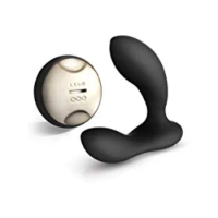 LELO Hugo Male Prostate Massager, Black, Remote Controlled Vibrating Prostate Massager Toy for Men