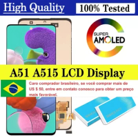 OLED/Super AMOLED LCD For Samsung A51 2020 A515 LCD A515F A515 A515F LCD Touch Screen Digitizer Assembly Repair Parts