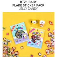 BT21 FLAKE STICKER PACK [JELLY CANDY]