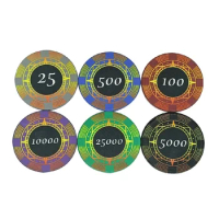 10g Ceramic Poker Chips Oem Casino 39mm Professional Chip for Casino Playing