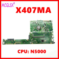 X407MA With N5000 CPU Notebook Mainboard For Asus VivoBook 14 X407MA X407M Laptop Motherboard 100% Working Well