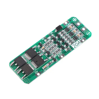 แผงวงจรป้องกันเซลล์แบตเตอรี่ลิเธียมไอออน 3S 20A, BMS PCB, โมดูล 11.1V, 12V, 12.6V, 59x20x3.4MM, เหมา