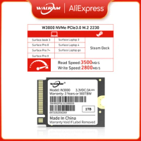 WALRAM 3500M/S m.2 nmve ssd 1TB 512GB 256GB M.2 NVMe 2230 PCIe3.0x4 SSD Internal SSD for Microsoft Surface Pro 7+ 8 Steam Deck