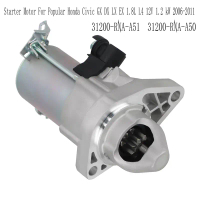 31200-RNA-A51 Starter Motor for Popular Honda Civic GX DX LX EX 1.8L L4 12V 1.2 KW 2006-2011 31200-R