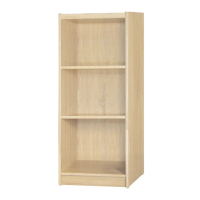 【綠活居】斯特爾 現代1.5尺三門書櫃/收納櫃(三色可選)