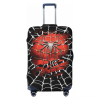 Sarung pelindung koper anime bertema Spider‑Man yang comel untuk perlengkapan perjalanan, sesuai unt