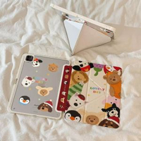 趣味動物 蘋果iPad11/10/10.9平板保護殼亞克力pro保護套air7/6殼