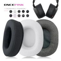 Oncepink Replacement Ear Pads for SteelSeries Arctis 7 7P 9 9X Pro Pro+ Headphone Thicken Cushion Earcups Headband Earmuffs