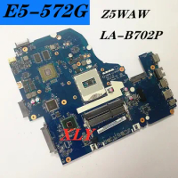 For ACER E5-572G Laptop motherboard Z5WAW LA-B702P GF840M 2GB DDR3 100% TEST
