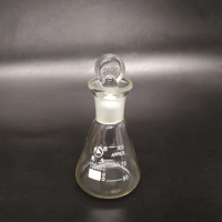 Lodine flask with ground-in glass stopper 100ml,Erlenmeyer flask with tick mark,Iodine volumetric flask,Triangular flask