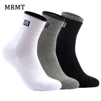 3 Pairs /Lot High Quality 100% Cotton Socks Men And Women Socks Pure Color Male Socks 3 Colors Hot Sale 2024 MRMT For Winter