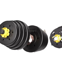 20kg/30kg/ 40kg Adjustable Dumbbell With 40cm Connecting Rod Can Be Use As Barbell for Men Exercise Equipment Detachable