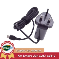 Genuine ADLX65ULGK2A 65W 20V 3.25A USB-C Type C AC Adaper Charger for Lenovo ThinkPad T470 T470s T480 T480s Laptop Power Supply