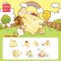 Miniso Pudding Dog Childhood Four Seasons Series Cute Blind Box Desktop Handmade Decorative Gifts For Girls