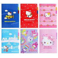 小禮堂 Sanrio 三麗鷗 Hello Kitty A5 三層資料夾 (50週年系列)
