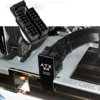 12VHPWR 180 Degree Angled Adapter: ATX 3.0 16 Pin To 4X 8 Pin Power Adapter for 12+4pin RTX 3090Ti 4070Ti 4080 Graphic Card GPU
