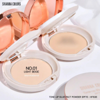 การดูแลส่วนบุคคล ครีมทาหน้า Hf636 Sivanna Tone-Up Blur Pact 9 กรัม แป้งพัฟช่วยเบลอผิวเครื่องสําอาง