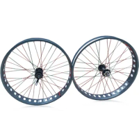 Kalosse-Aluminum Alloy 36 Spokes Beach Bike Wheels, 26X4.0 Snow Bicycle Wheel, 135mm, 190mm Hubs