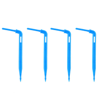 50PCS Bend Arrow Dripper Micro Drip Irrigation Kit Bending Arrow Emitters Garden Watering Saving Mic