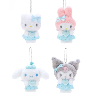 【SANRIO 三麗鷗】母親節禮物 夢天使水藍大耳狗酷洛米凱蒂貓玩偶包包吊飾帕恰狗美樂蒂Kitty鑰匙圈娃娃(生日