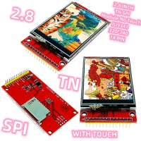SPI TN Touch 2.8 Inch TFT LCD DIY Consumer Electronic 4 Wire SPI Serial Port Display ILI9341 RGB240*320 Module With Touch