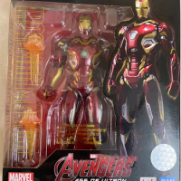 Marvel Original Model Kit Shf Avengers 2 Iron Man Mark 45 Animated Action Figure Model Toy Boy Model Gift Collection Model For F