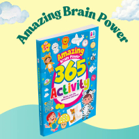AMAZING BRAIN POWER 365 ACTIVITY - Kids Activity Book - Learning Book - Colouring Book - English Boo