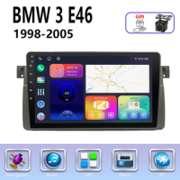 Car Multimedia Player Intelligent Systemd Carplay Android Auto 1998-2005 BMW 3 (E46) 2 Din 4G WIFI Radio Accessories