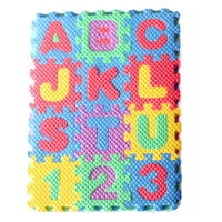 Kids Foam Puzzle Set Of 36 Mini Alphabet &amp; Number Puzzle Tiles Mat Educational Learning Toy For Toddlers Baby