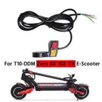 Voltmeter Key Voltage Display Power Button Dual Change Scooters Line Switch For T10-DDM ZERO 8X 10X 11X E Scooters Parts