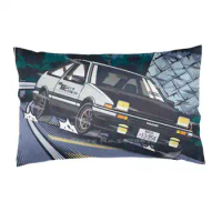 Initial D Takumi Fujiwara Hachiroku Downhill Attack! Ae86 Trueno Decorative Throw Bedding Pillows Cover Ae86 Corolla Corolla