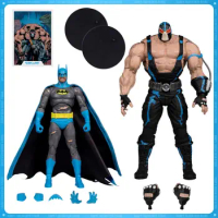 Mcfarlane Dc Batman Knightfall Batman Vs Bane Anime Figure Batman And Bane Double Suit Action Figure Model Doll Statue Toys