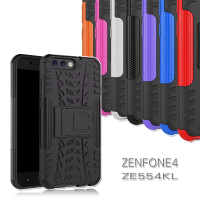 華碩 ZenFone4 ZE554KL 5.5 輪胎紋 支架 手機殼 軟殼 硬殼 防摔 二防 保護殼