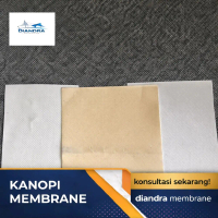 Kain Kanopi Membrane Agtex 750 Gsm Bahan