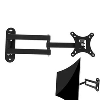 TV Brackets For Wall Mount Stainless Steel Monitor Wall Mount TV Hanger Wall Mount Telescopic TV Mounting Bracket Rotating TV