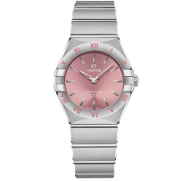 Omega 歐米茄 星座系列 粉紅色面盤 石英 28MM