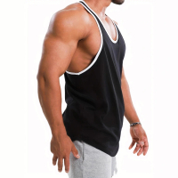 GYMSHARK Fitness Training Tank Top for Men, Sports Runn