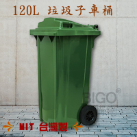 【運費請先詢問】台灣製造🇹🇼 120公升垃圾子母車 120L 大型垃圾桶 大樓回收桶 公共垃圾桶 公共清潔 兩輪垃圾桶 清潔車 資源回收桶