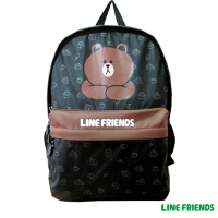 LINE FRIENDS 熊大休閒後背包(黑)LI5456