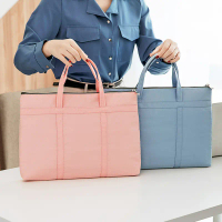 A4 Hand Carry Document Bag Tote Bag Document Bag Tuition Bag Briefcase Women's Document Bag Book Bag