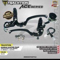 HANDLE MASTER PUMP TRACKTION HMR-1 SET & KOPLING TABUNG PISAH - Silver