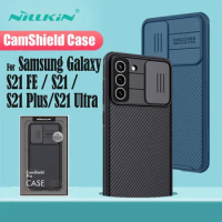 For Samsung Galaxy S21 FE 5G Case NILLKIN CamShield Pro Slide Camera Lens Protection Back Cover For Samsung S21 Ultra S21 Plus