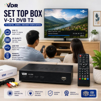 SET TOP BOX DVB T2 VDR STB V-21 I STB SATELITE TV DIGITAL UHF VHF I Receiver Alat Siaran TV Analog k