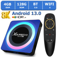 Atonsdeal RK3528 Android TV Box Android 13 4GB RAM 128GB ROM Support Voice Assistant 8K 4K 2.4&amp;5.8G Dual Wifi6 BT5.0 Set Top Box