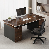 電腦椅 老闆椅 辦公桌單位電腦桌臺式簡約現代桌椅組合辦公室職員老板桌家用桌子