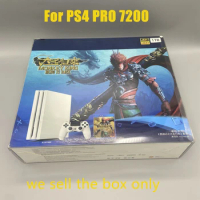 Transparent PET Protective cover for PS4 PRO 7200 limited edition HK/JP version clear display collection storage box