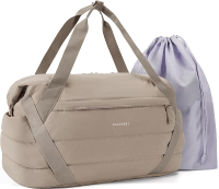 BAGSMART Gym Bag for Women Weekender Travel Bag with Trolley Sleeve Sports Duffel Bag with Yoga Mat