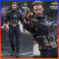 HOTTOYS MMS480/MMS481 1/6 Scale Movie Men Soldier Avengers 3 Captain America Full Set Model 12 Inch Action Figure Collection