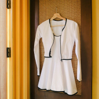 Bond Swimdress Swimsuit lengan panjang baju renang swimwear beach pantai dress wanita pakaian anak o