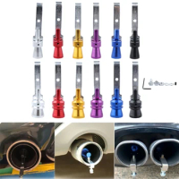 1Pcs Universal Turbo Sound Simulator Whistle Car Exhaust Pipe Whistle Vehicle Sound Muffler Size S/M Styling Parts